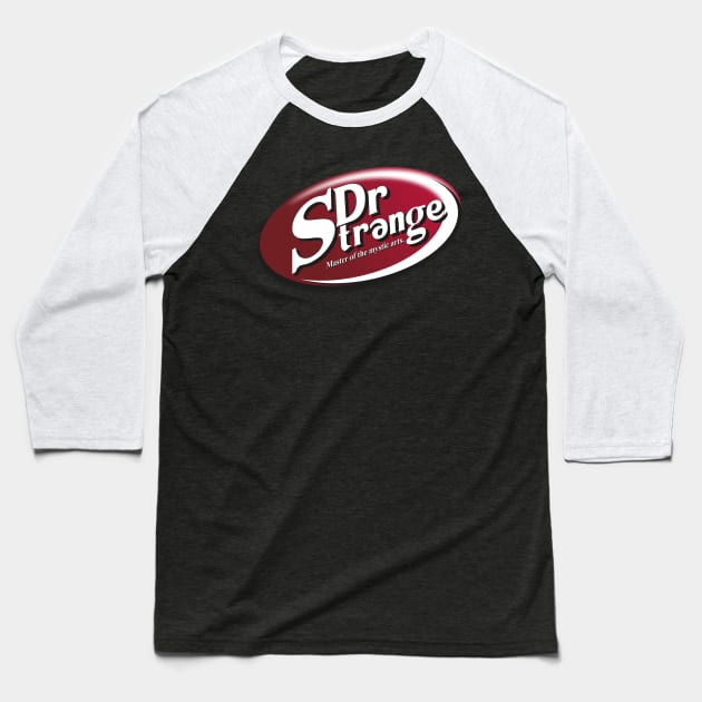 Doctor Drink Baseball T-Shirt by CrawfordFlemingDesigns